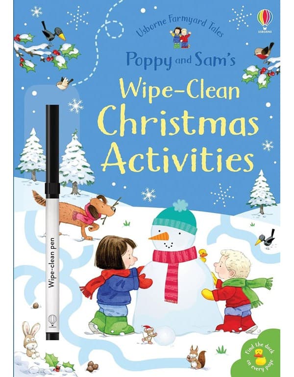Poppy And Sam'S Wipe-Clean Christmas Activities