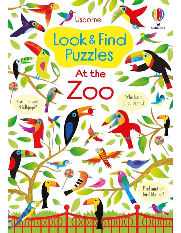 Look And Find Puzzles At The Zoo