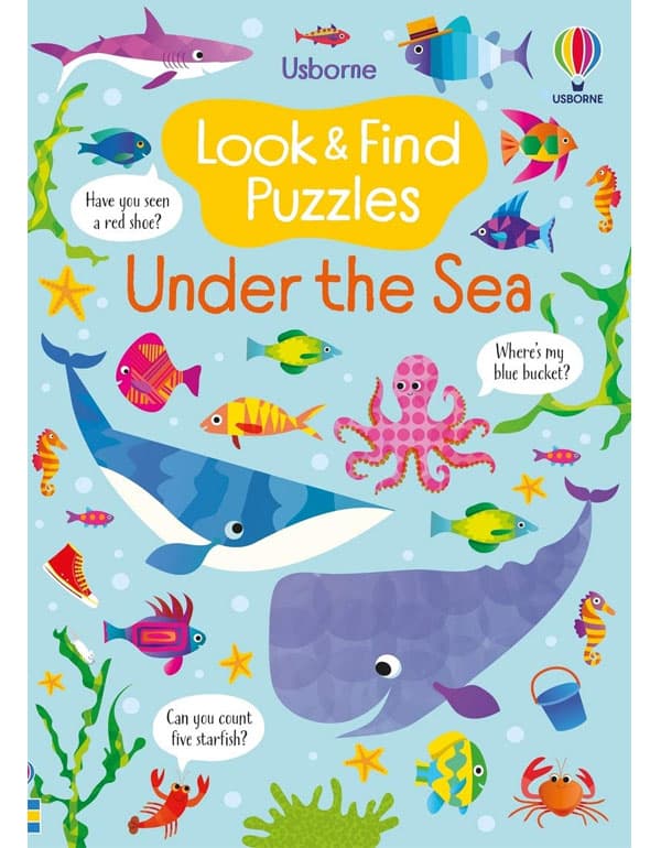 Look and Find Puzzles Under the Sea