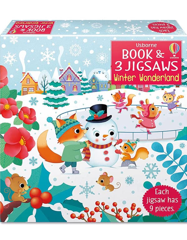 Usborne Book And 3 Jigsaws: Winter Wonderland