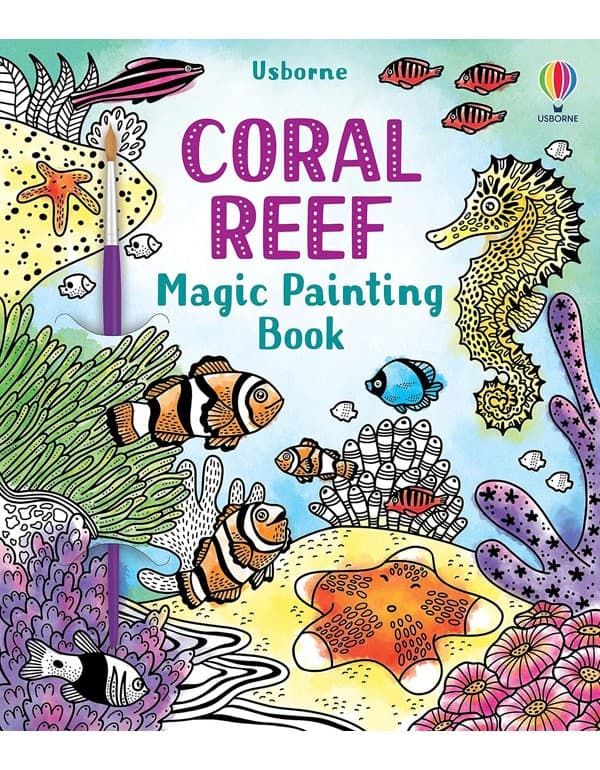 Coral Reef Magic Painting Book