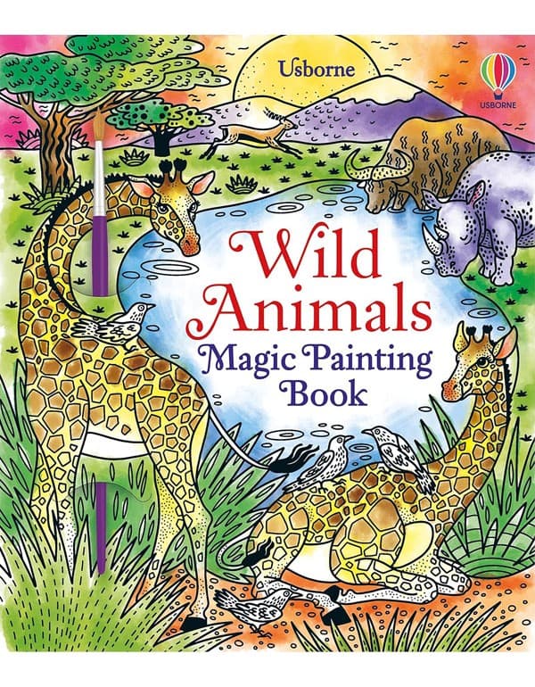 Wild Animals Magic Painting Book