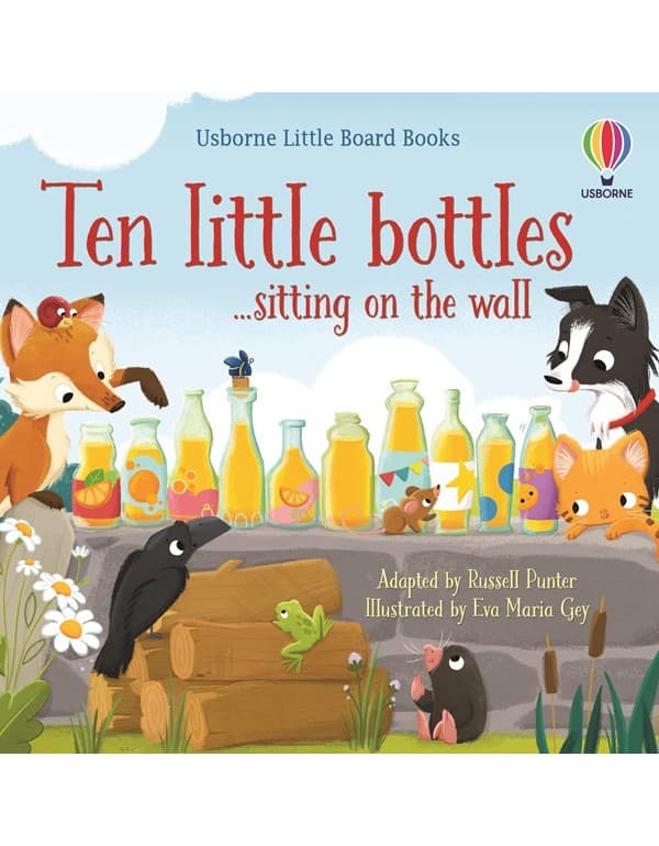 Ten Little Bottles Sitting On The Wall
