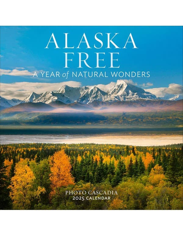 Alaska Free Wall Calendar 2025