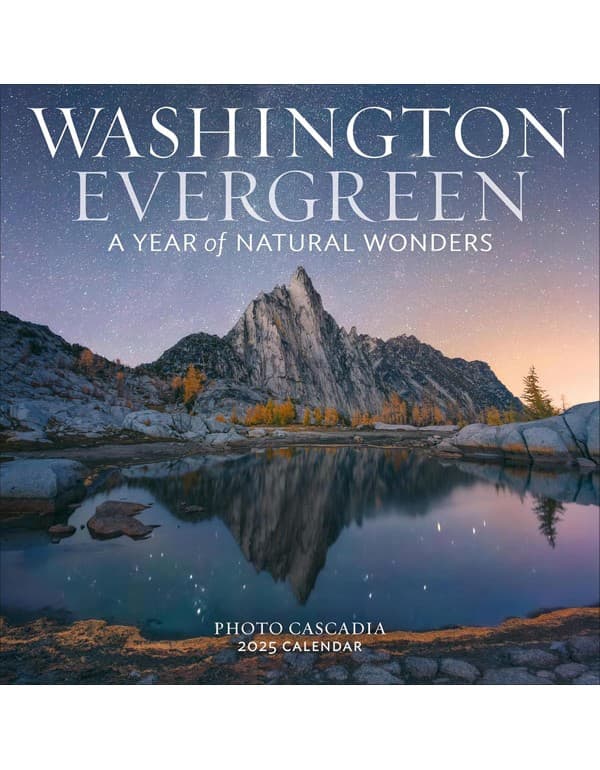 Washington Evergreen Wall Calendar 2025