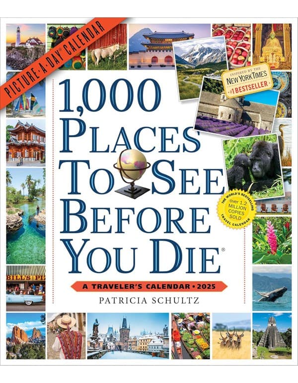 1,000 Places to See Before You Die Picture-A-Day® Wall Calendar 2025