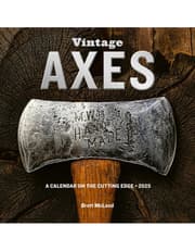 Vintage Axes Wall Calendar 2025 product image