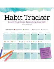 Habit Tracker Wall Calendar 2025 product image