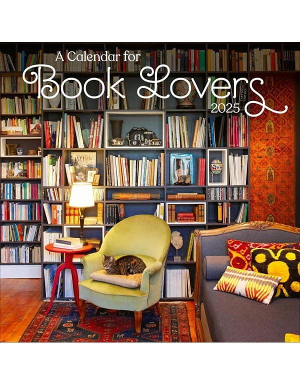 A Calendar for Book Lovers Wall Calendar 2025