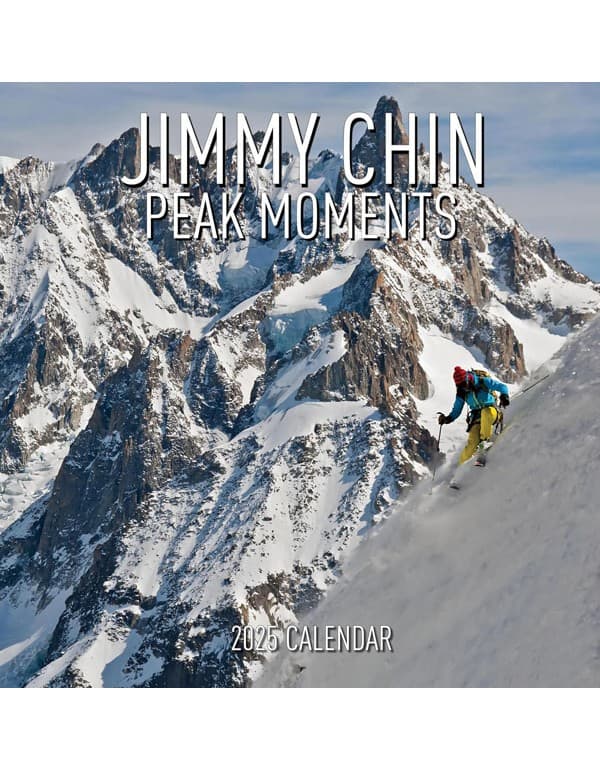 Jimmy Chin Peak Moments Wall Calendar 2025