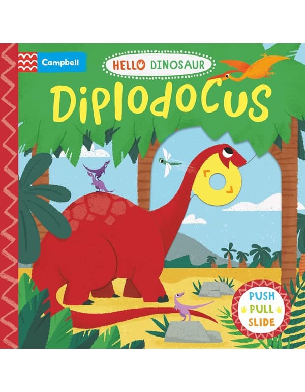 Diplodocus: A Push Pull Slide Dinosaur Book