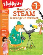 First Grade Hands-On Steam Learning Fun Workbook product image