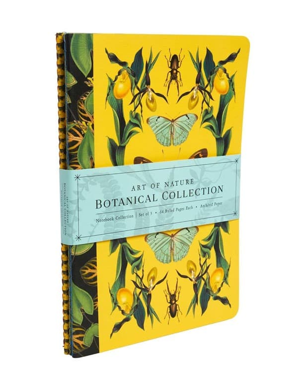 Art of Nature: Botanical Sewn Notebook (Set of 3)