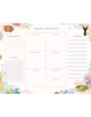 Art of Nature: Under the Sea Weekly Planner Notepad product image
