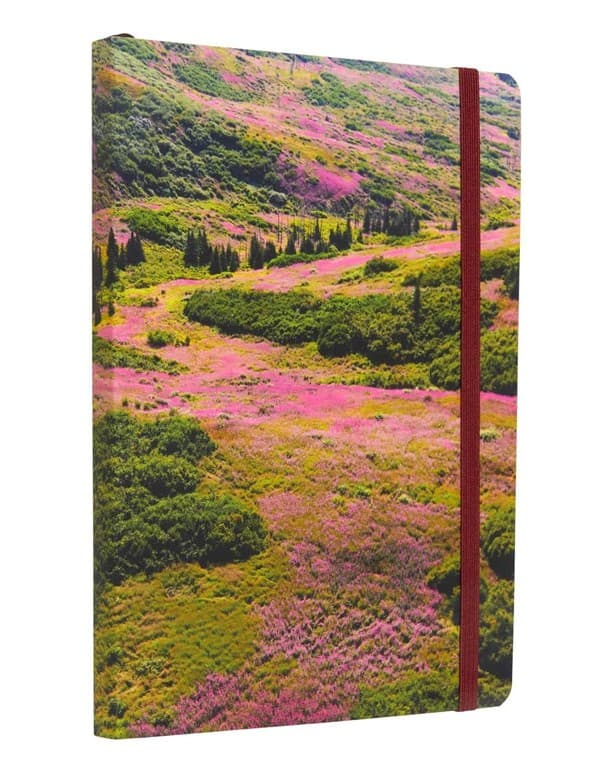 Refuge: Purple Firewood Softcover Notebook