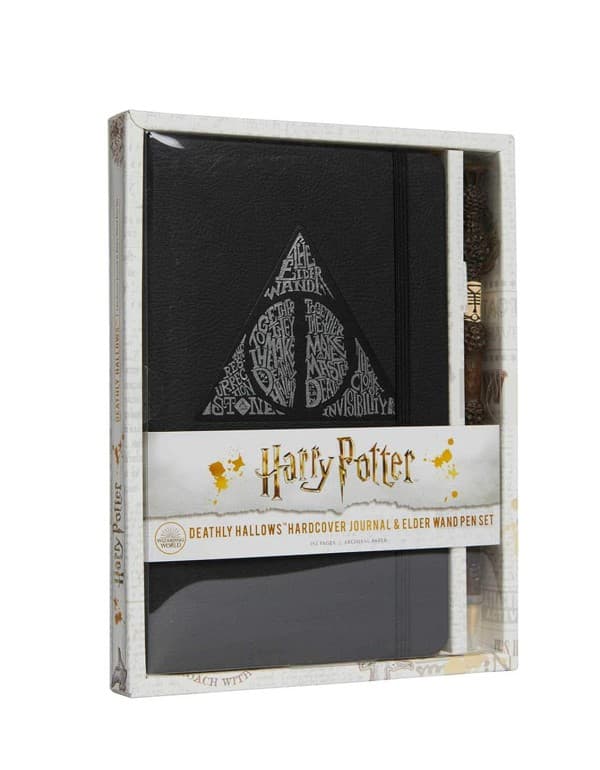 Harry Potter: Deathly Hallows Hardcover Journal and Elder Wand Pen Set