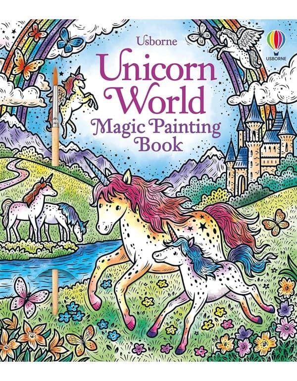 Unicorn World Magic Painting Book