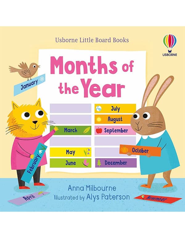Little Board Books Months Of The Year