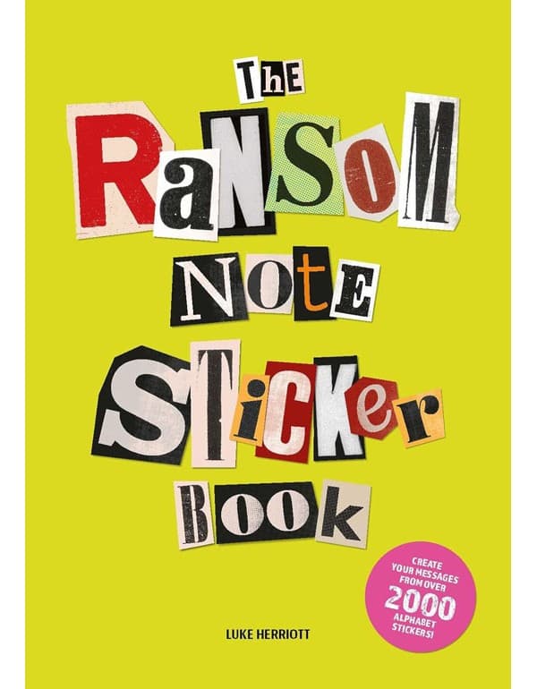 The Ransom Note Sticker Book