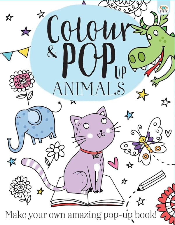 Colour And Pop Up- Animals