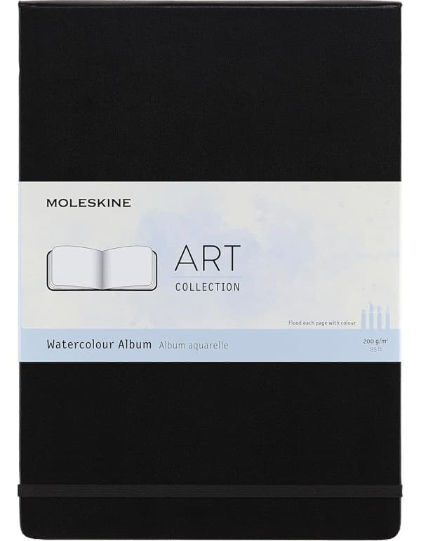 Moleskine Watercolor Art Album A4 Black