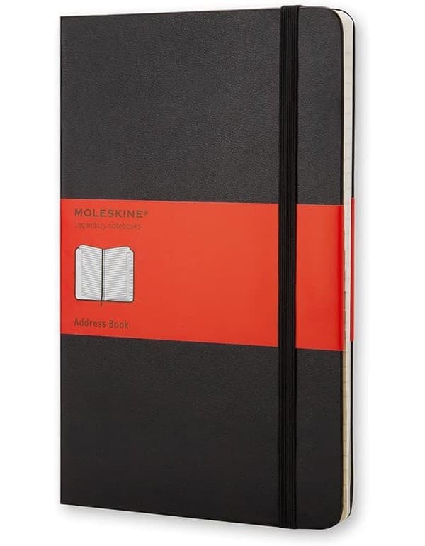 Moleskine PRO Address Book Large Hardcover Black