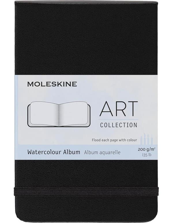 Moleskine Watercolor Art Album Pocket Black