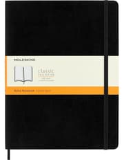 Moleskine Softcover Ruled XL Notebook Black product image