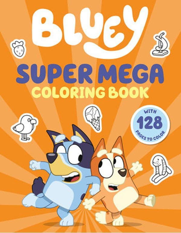 Bluey: Super Mega Coloring Book