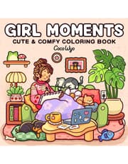 Girl Moments: Coloring Book for Adults and Teens product image