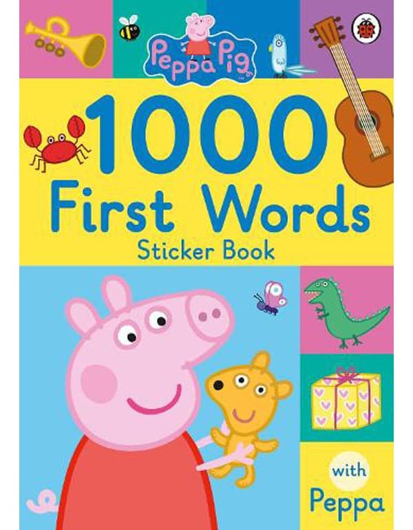 Peppa Pig: 1000 First Words Sticker Book
