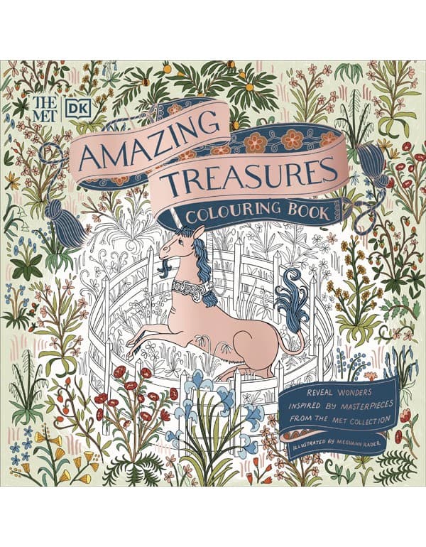 The Met Amazing Treasures Colouring Book