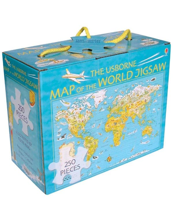 Map Of The World Boxed Jigsaw