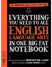 Everything You Need To Ace English Language Arts In One Big Fat Notebook: The Complete Middle School Study Guide product image