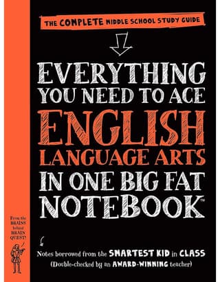 Everything You Need To Ace English Language Arts In One Big Fat Notebook: The Complete Middle School Study Guide