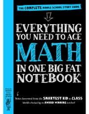 Everything You Need To Ace Math In One Big Fat Notebook: The Complete Middle School Study Guide product image