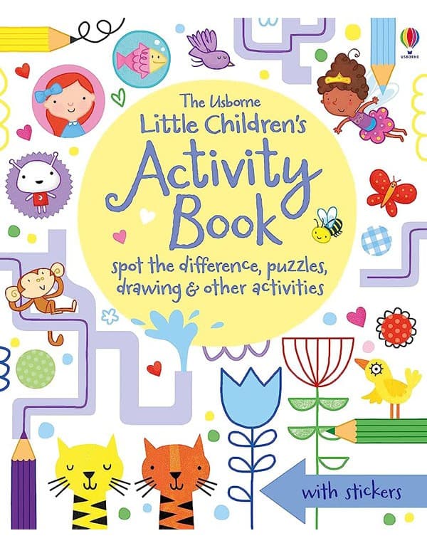 Little Children's Activity Book spot-the-difference, puzzles, drawings & other activities