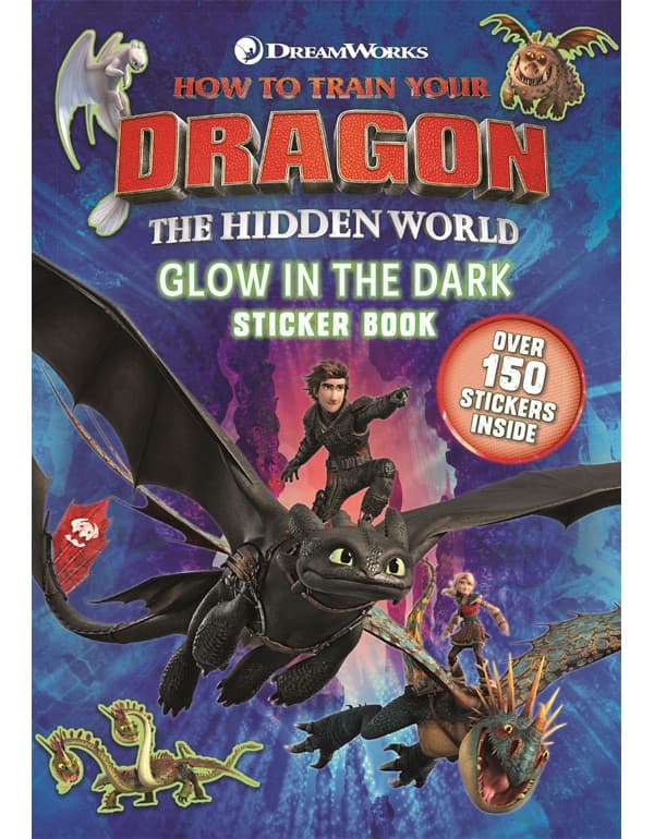 How to Train Your Dragon The Hidden World: Glow in the Dark Sticker Book