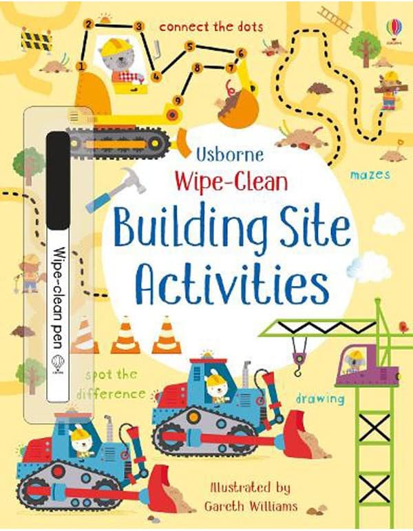 Wipe-Clean Building Site Activities