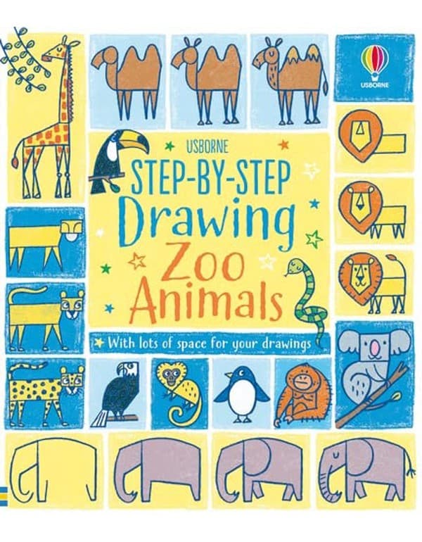 Step-by-step Drawing Zoo Animals