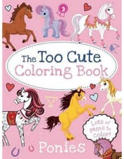 The Too Cute Coloring Book: Ponies product image