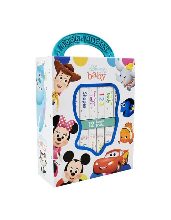 Disney My First Library Board Book Block 12 Books Set Ages 0-5
