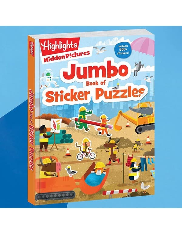 Jumbo Book Of Sticker Puzzles