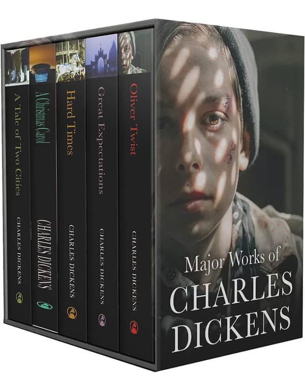Major Works Of Charles Dickens 5 Books Collection Boxed Set
