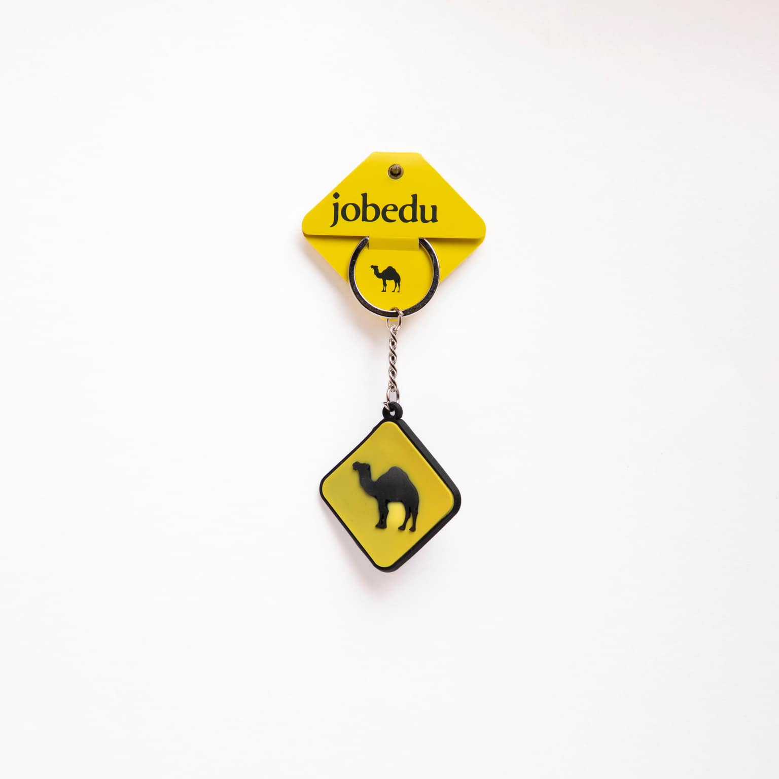 Jobedu Camel Crossing | Rubber Keychain