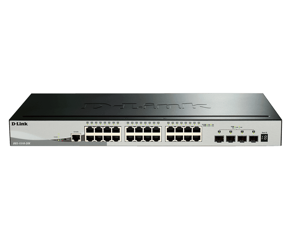 28-Port Stackable Gigabit Smart Managed Switch