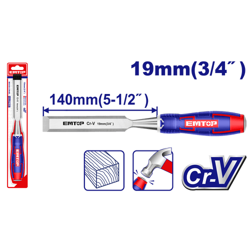EMTOP EWCL1901 19mm Wood Chisel