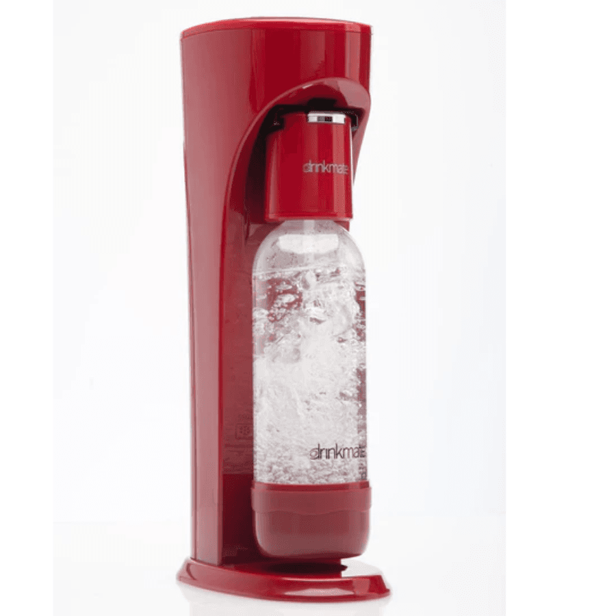 Drinkmate OmniFizz Sparkling Water and Soda Maker - Carbonates Any Beverage with 60L CO2 Cylinder Included