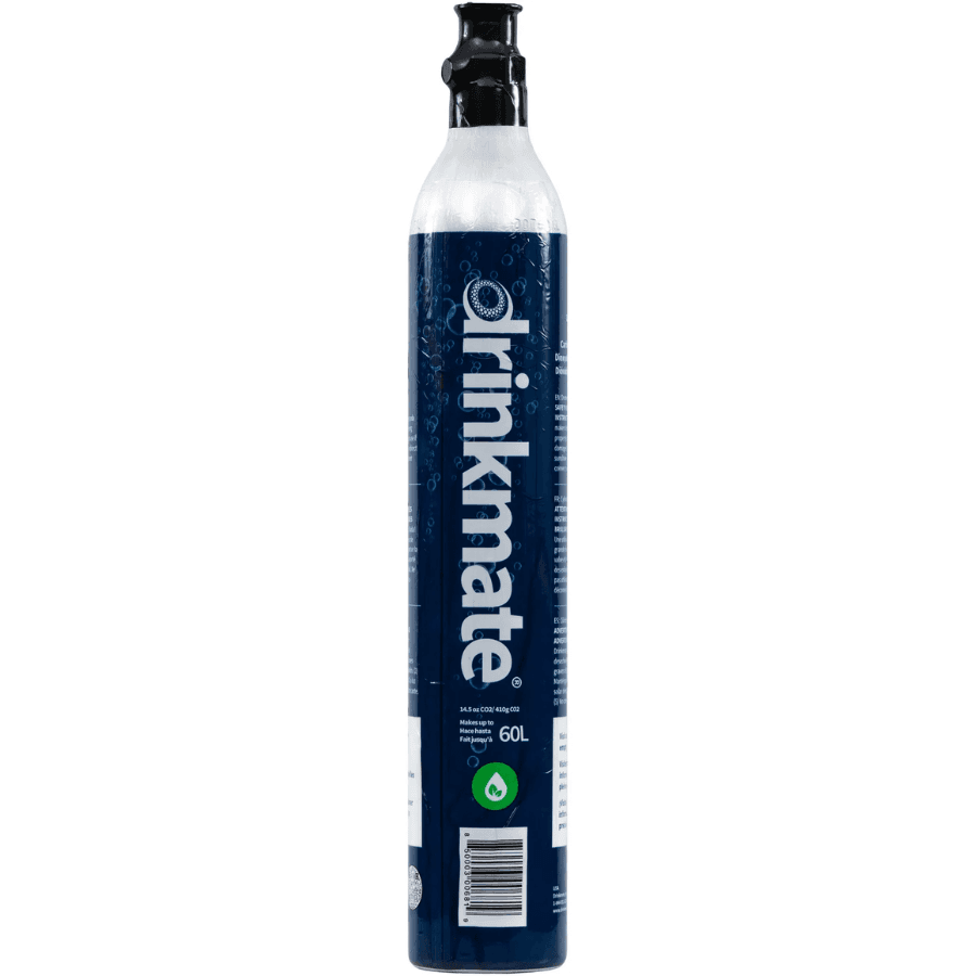 Drinkmate 60L CO2 Cylinder - Carbon Dioxide Replacement Tank for Sparkling Water and Soda Makers