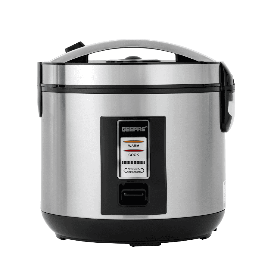 Geepas Automatic Rice Cooker - 1.8L Capacity, 700W Power with Keep Warm Function & Durable Non-Stick Inner Pot